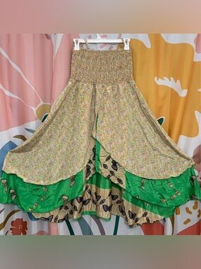 Recycled sari dress